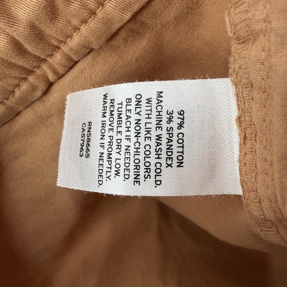 Treasure & Bond Youth XXL 18/20 Tan Chino Jogger Pants Elastic Waist Drawstring - Picture 4 of 7